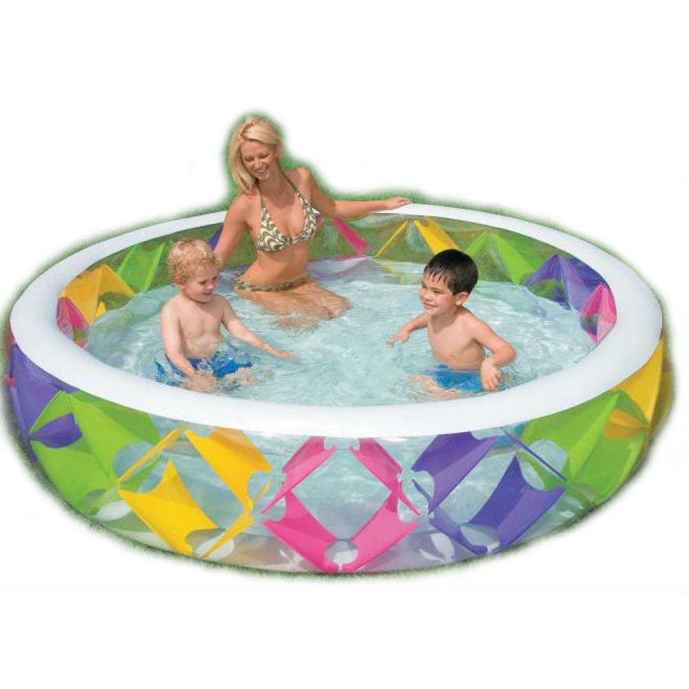 Надувной бассейн INTEX надувной детский бассейн intex rainbow baby 86х25 см 1 3 лет 57104np