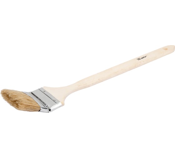 Изображение товара Радиаторная кисть MTX  2,5, натуральная щетина, деревянная ручка// 83849