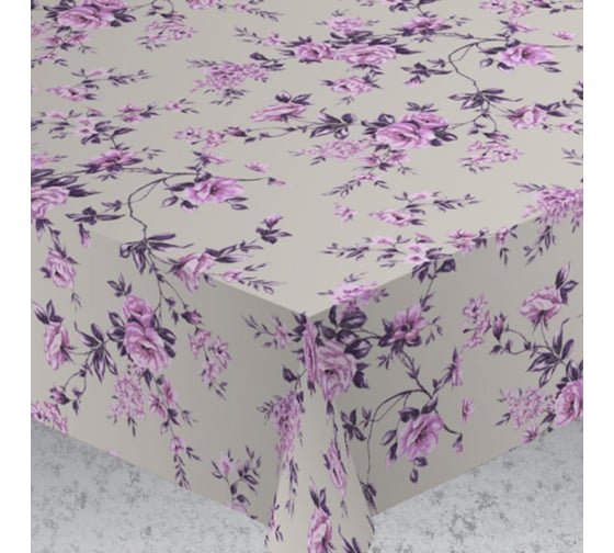 Изображение товара Скатерть Protec Textil S.L. Alba Вальс цветов фиоллетовый 120x140 см 6121