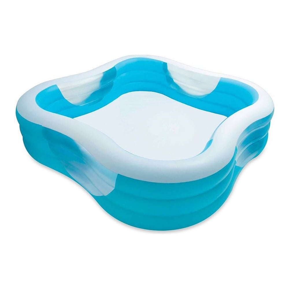 Надувной бассейн INTEX горшок детский голубой перламутр