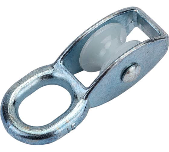 Изображение товара Одинарный одношкивный блок МЕТАЛЛСЕРВИС (SIMPLEX-PL) цинк, 15 мм, 1 шт. МС 1227465