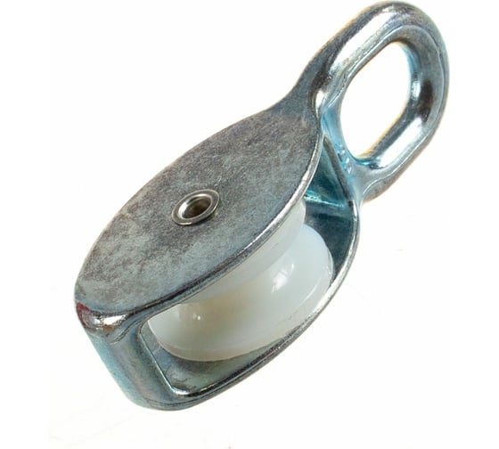 Изображение товара Одинарный одношкивный блок МЕТАЛЛСЕРВИС (SIMPLEX-PL) цинк, 50 мм, 1 шт. 1227466