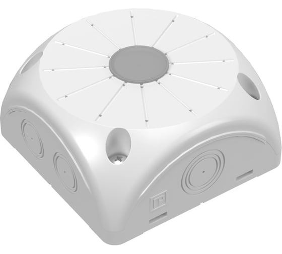 Изображение товара Монтажная (распределительная) коробка для видеокамер Промрукав белая 100x100x50 1шт 60-0500-9003