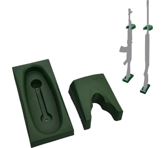 Изображение товара Пластиковый ложемент Контур 1 комплект верх и низ 00000 5204