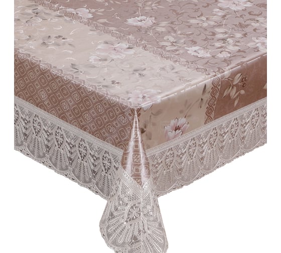 Изображение товара Готовая скатерть Meiwa FPLUS-187 AZ WH/BE прямоугольная 122x152 см, белый/бежевый 5144