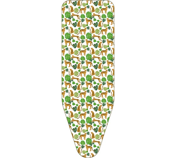 Изображение товара Чехол для гладильной доски Colombo New Scal Jungle leopard 140x55 см из хлопка 7517