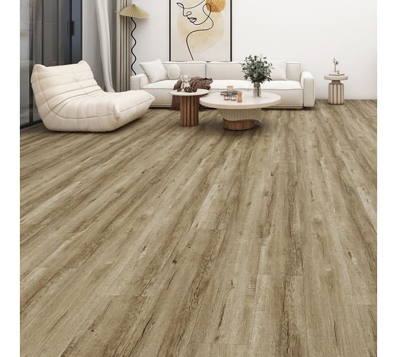 Изображение товара Виниловый пол с подложкой Lamiwood QUARTZWOOD (Дуб Кросби; класс 43; 5 мм; микрофаска; площадь упаковки 2,24 кв.м) Q-17