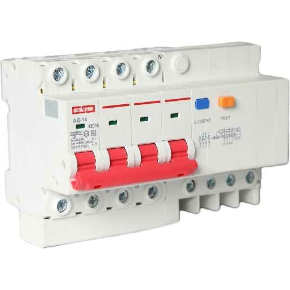 Автоматический выключатель дифференциального тока ВТМ автоматический выключатель дифференциального тока abb