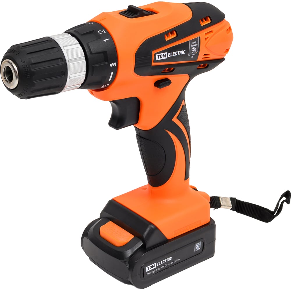 Изображение товара Аккумуляторный шуруповерт TDM ELECTRIC ДША-12-Л1 12 В Li-Ion планетарный