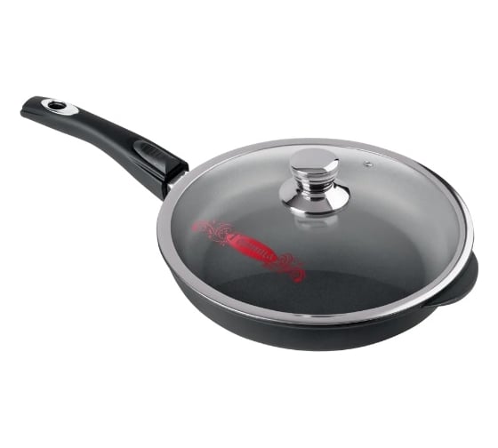 Изображение товара Сковорода Горница 26 см, с отстегивающейся ручкой, с крышкой ТБ8575