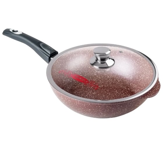 Изображение товара Сотейник Горница 240/82 мм, со съемной ручкой, с крышкой, антипригарное покрытие СТ2413аш ПС7248