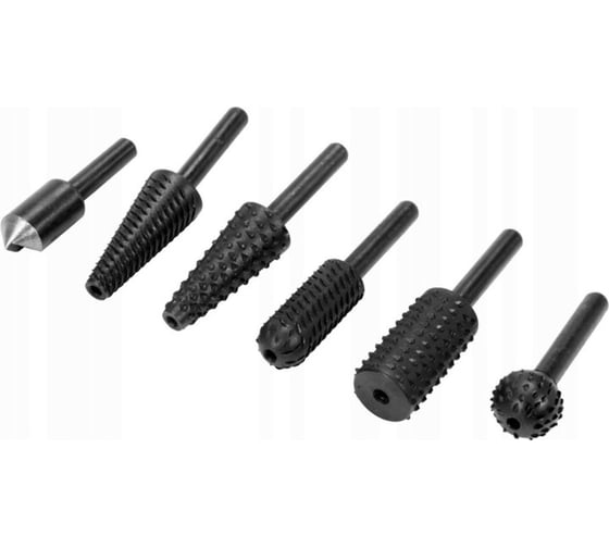 Изображение товара Набор бор-фрез по металлу и дереву 6 шт YATO YT-61712