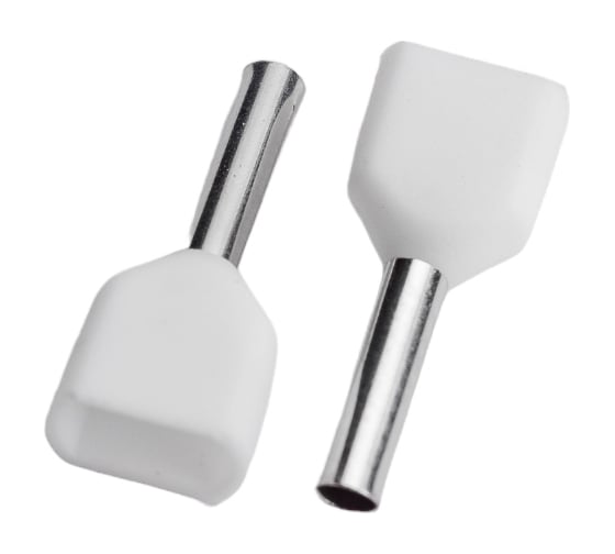 Изображение товара Двойной кабельный наконечник ЮПИТЕР НШвИ2 0,75-8 TE7508 100 штук JP7210-01