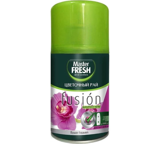 Изображение товара Освежитель воздуха MASTER FRESH сменный блок, цветочный рай, 250 мл 218366
