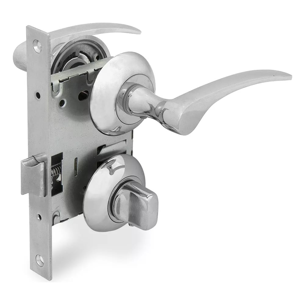 Изображение товара Комплект дверных ручек защелки и завертки для межкомнатных дверей Фабрика замков