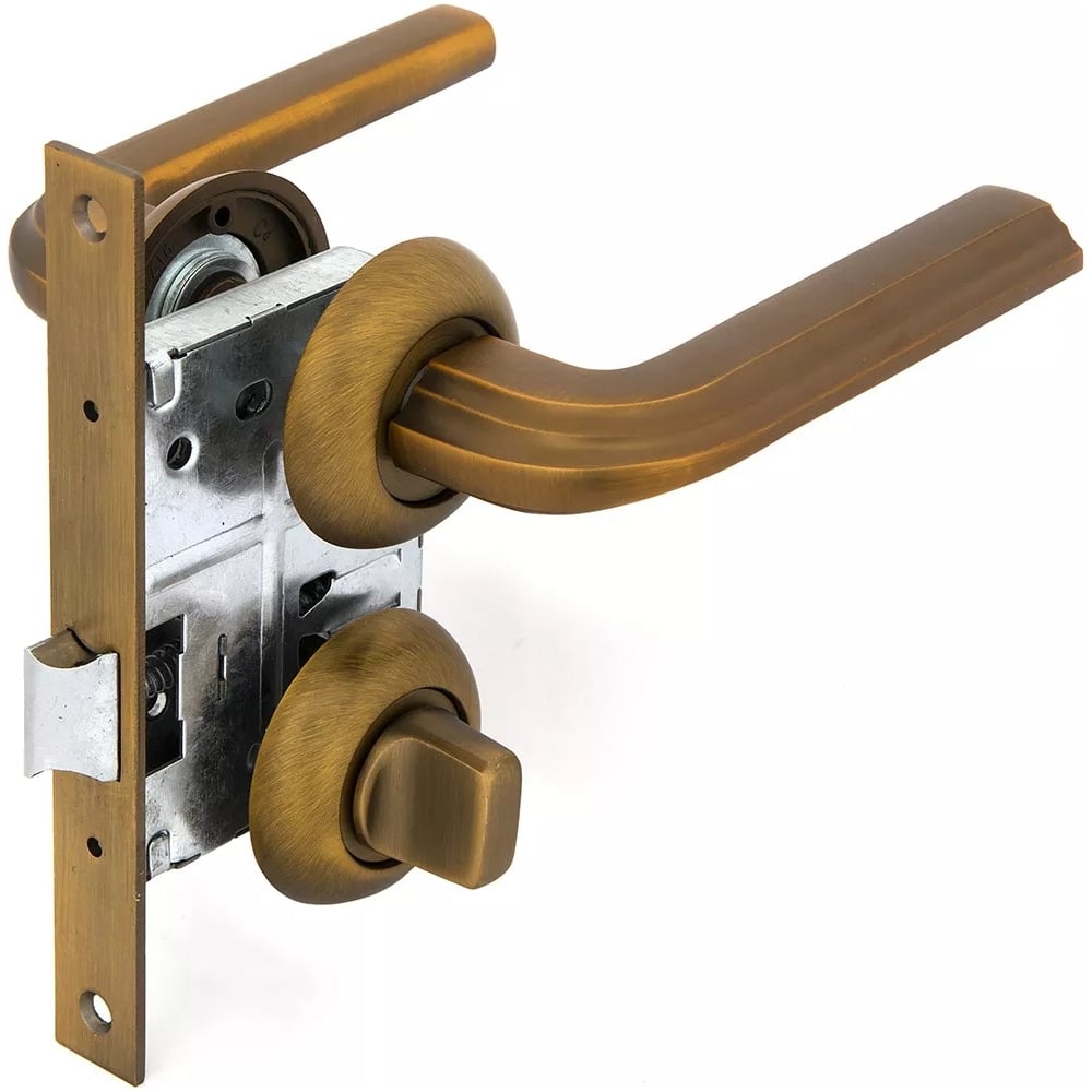 Изображение товара Комплект для двери Фабрика замков FZ SET 18L 170 BK COFFEE  для межкомнатных дверей