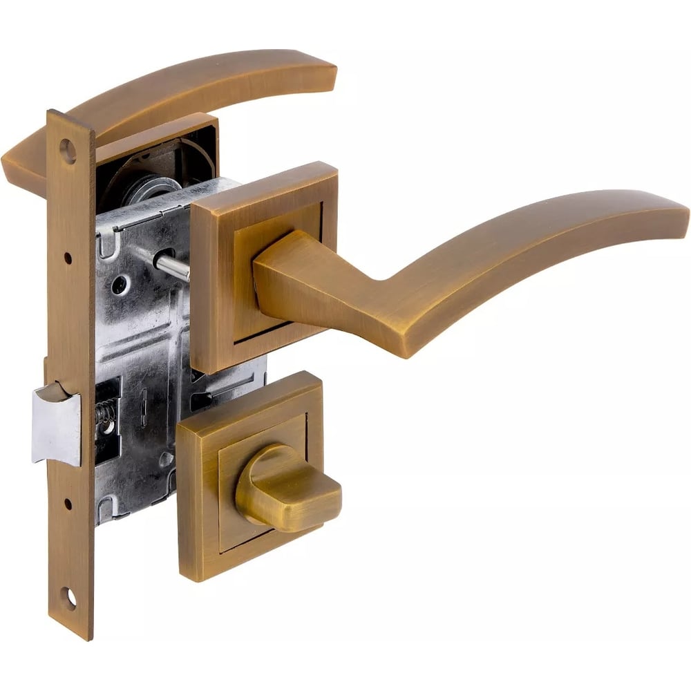 Изображение товара Комплект для двери Фабрика замков FZ SET 27L 170 BK COFFEE для межкомнатных дверей