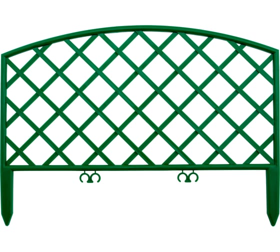 Изображение товара Зеленый декоративный забор Плетенка 24x320 см PALISAD 65006