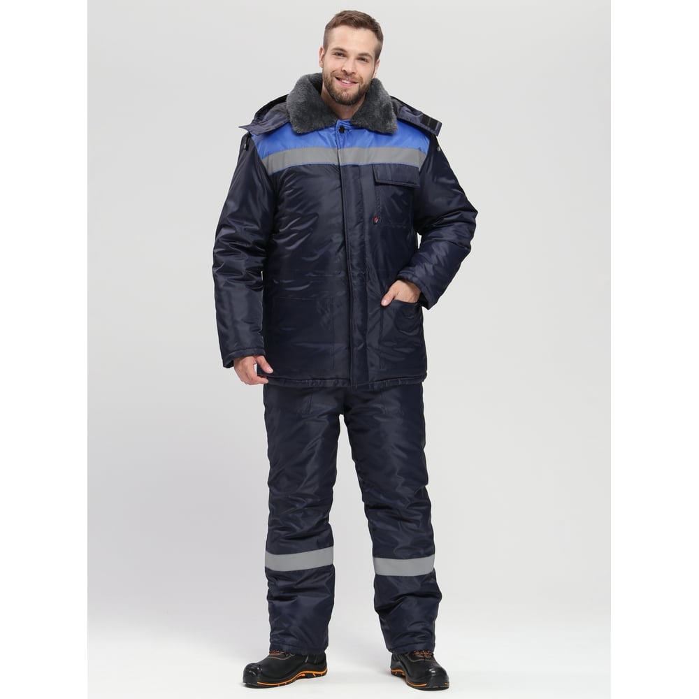 Изображение товара Зимний костюм Факел Труженик-Ультра-2 размер 60-62 темно-синий