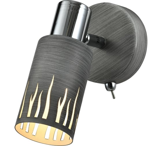 Изображение товара Настенно-потолочный поворотный светильник спот Rivoli Lethe 3123-401 1хЕ14 40 Вт модерн с выключателем, Б0055000