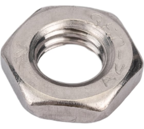 Изображение товара Шестигранная низкая гайка DINFIX DIN 439, нерж. A2, M10, 10 шт. 00-00002800