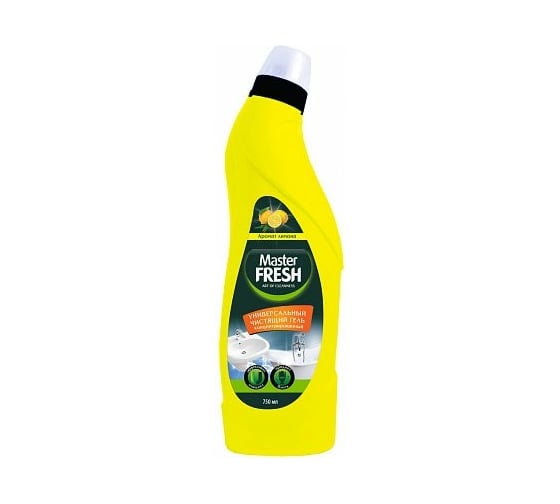 Изображение товара Чистящее средство для различных поверхностей MASTER FRESH концентрат, 750 мл, лимон 218402