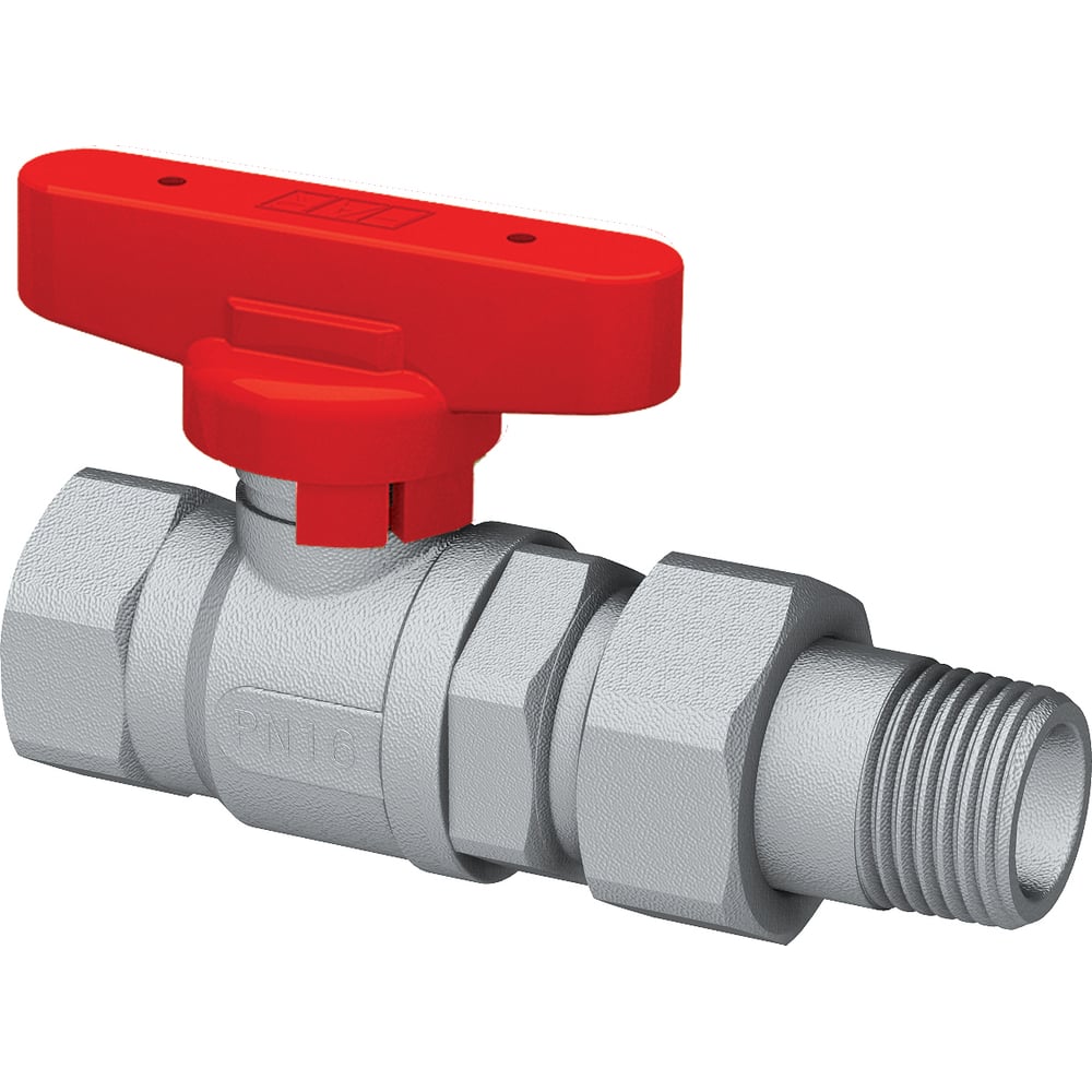 Изображение товара Шаровой кран FAR FS 3079 12RC Полнопроходной 1/2" американка красный