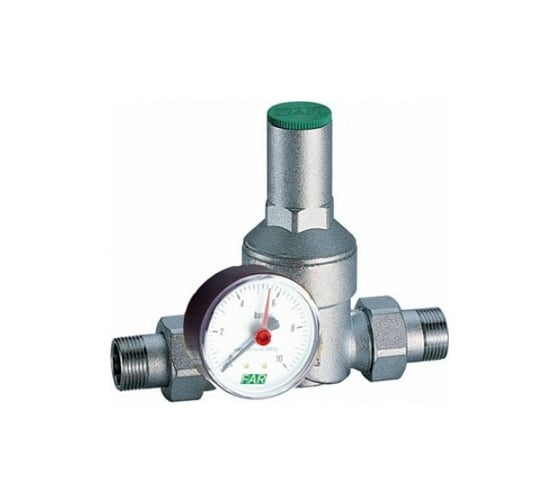 Изображение товара Редуктор FAR хром, 2" НР-НР, с манометром FA 2815 2