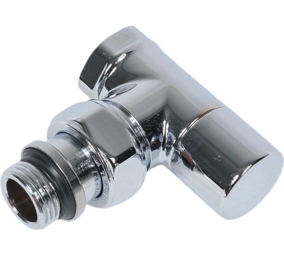 Изображение товара Запорный вентиль FAR угловой, 1/2" ВР серебро, EPDM / аналог FL 0165 FL 0138 12P