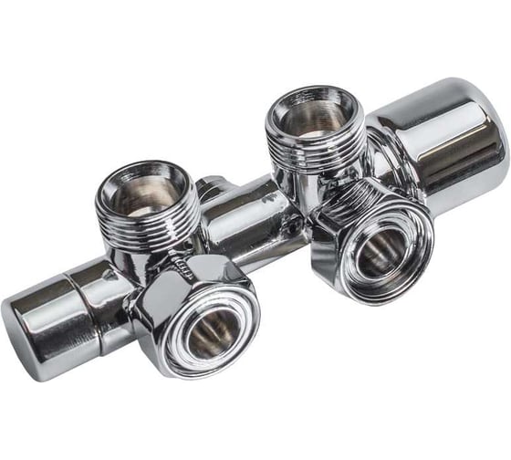 Изображение товара Набор  Н-образный узел с термостатом и запорными клапанами FAR угловой, 3/4"EU - 3/4"ВР FL 0261 3434