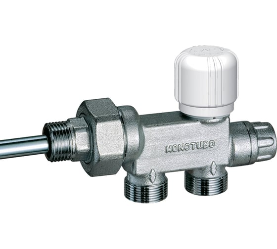 Изображение товара Узел нижнего подключения FAR с терморегулирующим вентелем, для 1-трубных систем 3/4" М24x19 FV 1420 C34