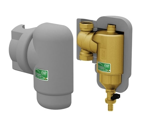 Изображение товара Грязеуловитель FAR с поворотным соединением, в теплоизоляции 1 1/4" ВВ FA 2208 114