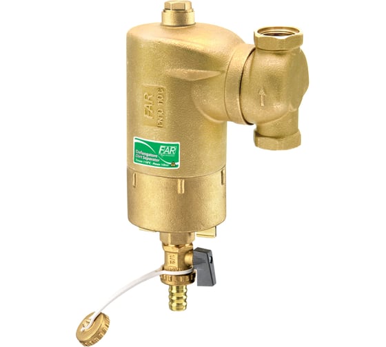 Изображение товара Грязеуловитель FAR вертикальный 3/4" ВВ с магнитными вставками FA 2212 34