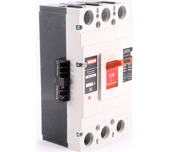 Изображение товара Автоматический выключатель ВТМ (S) ВА 57-39 341210 400А 4000 (НР-220АС) ВТМ00033597