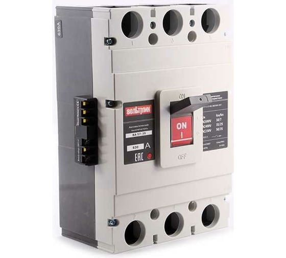 Изображение товара Автоматический выключатель ВТМ (S) ВА 57-39 341210 630А 6300 (НР-220АС) ВТМ00033608