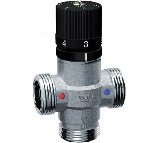 Изображение товара Термостатический смесительный клапан FAR 1" НР, Тmax 95 оC FA 3957 1