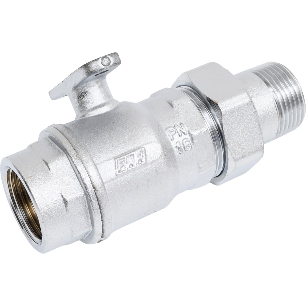 Изображение товара 2-х ходовой шаровой кран FAR 1 ВР-НР FA 3017 для водопровода