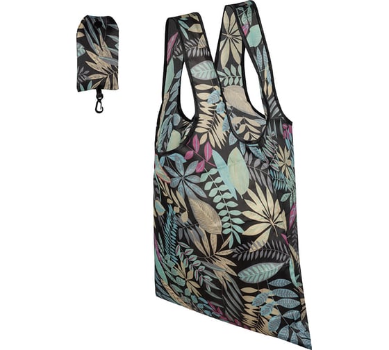 Изображение товара Складная сумка Рыжий кот Листья 38х55 см 104372