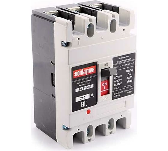 Изображение товара Автоматический выключатель ВТМ (S) ВА 57Ф35 340010 250А 2500 ВТМ00021098