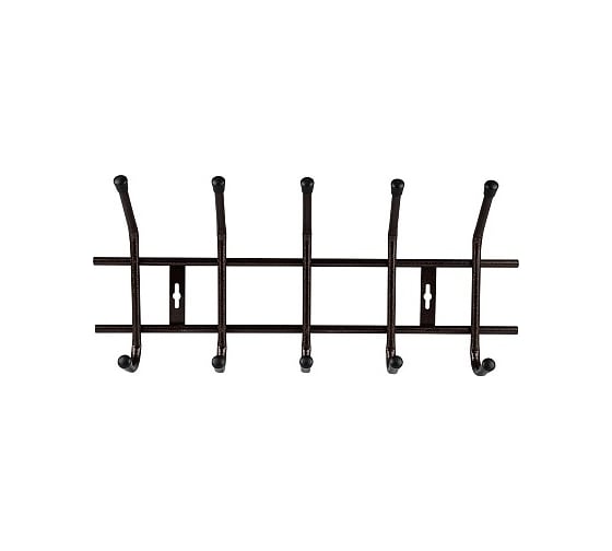 Изображение товара Настенная вешалка Рыжий кот Gancio 5 крючков, бронза 104848