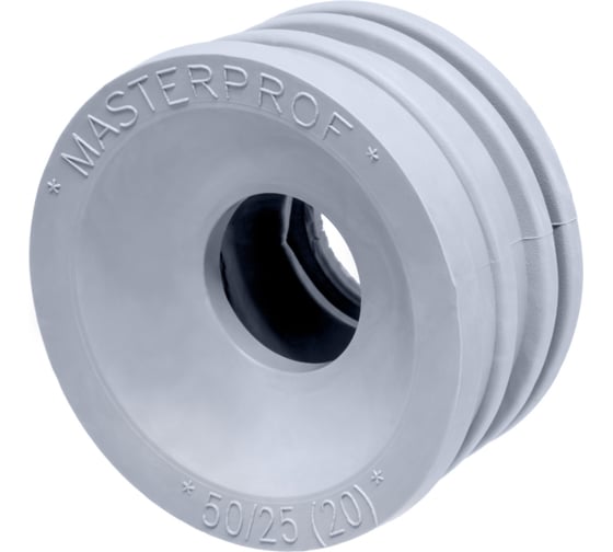 Изображение товара Сантехническая манжета MPF для канализации 50x25, серая, уплотнительная, переходная ИС.131769