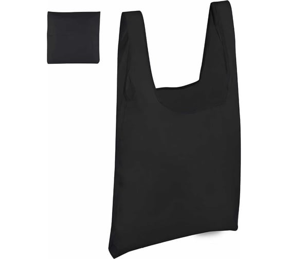 Изображение товара Складная сумка Рыжий кот Basic 37х55 см, черная 104371