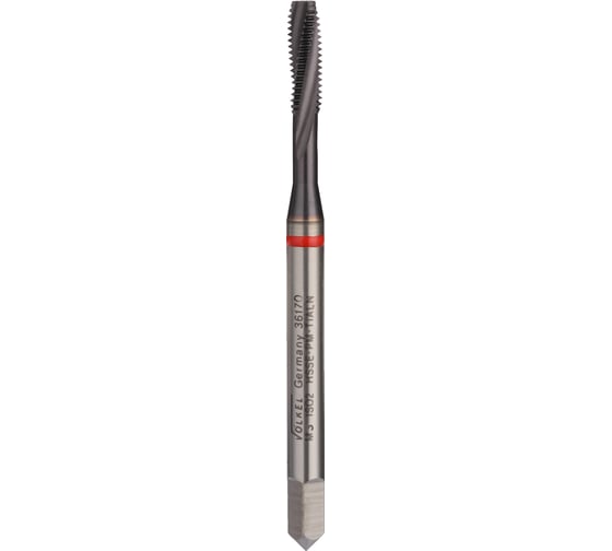 Изображение товара Машинный метчик VOELKEL с винтовой канавкой М3 шаг 0,5 мм HSSE-PM TiALN DIN371 V36170