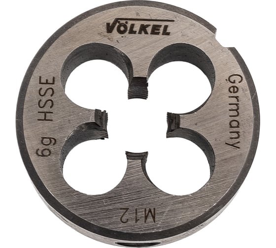 Изображение товара Плашка VOLKEL M12x1.75 метрическая HSS-E 57450
