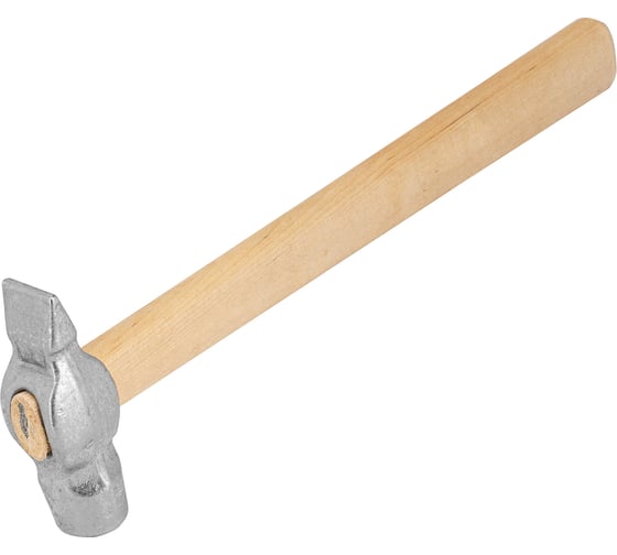 Изображение товара Слесарный молоток Без бренда 600 г,круглый боек,деревянная ручка 10241