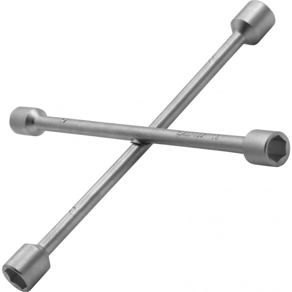 Баллонный ключ-крест СИБРТЕХ ключ имбусовый сибртех 12333 hex 45x закаленный никель 6 мм