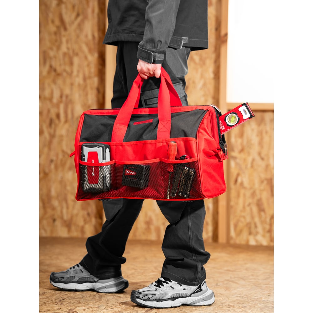 Изображение товара Сумка для инструмента MATRIX 18 карманов 510x210x360 мм прочная и удобная Изображение товара Сумка для инструмента MATRIX 18 карманов 510x210x360 мм прочная и удобная