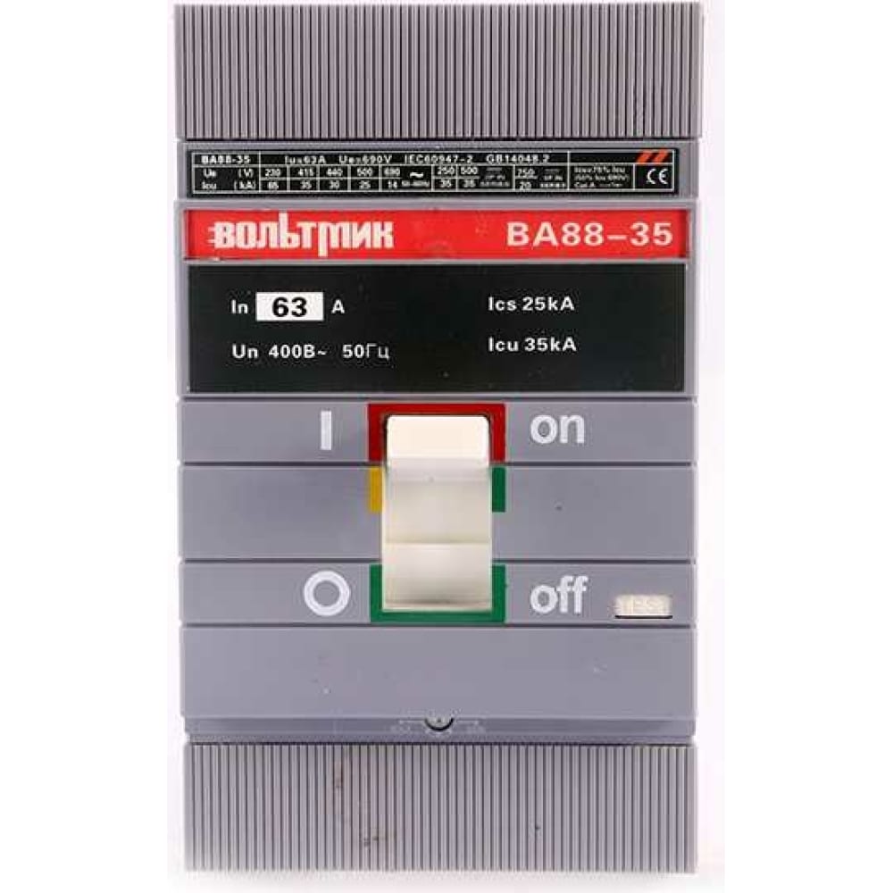 Автоматический выключатель ВТМ автоматический выключатель tdm electric ва88 35 3p c80 а 12 ка sq0707 0017