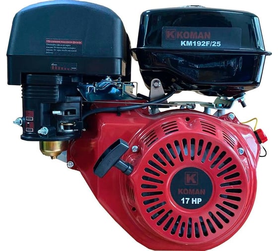 Изображение товара Двигатель бензиновый 17 л.с., 4-х тактный KOMAN KM192F/25