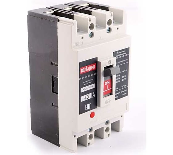 Изображение товара Автоматический выключатель ВТМ (S) АЕ 2046 -10Б 40А ВТМ00021070